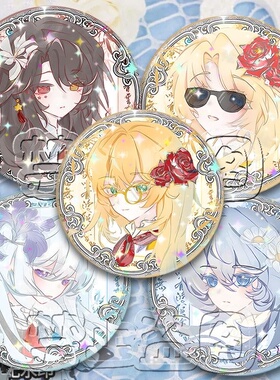 ch瓷俄美英法五常二次元同人周边闪闪吧唧漫展精美徽章痛包谷现货