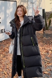 2022年新款长款过膝带帽羽绒服123A-6678-P195-K278，女装棉衣/棉服，浙宝123A