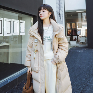 新款22年新款长款过膝衣羽绒服 123A-6673-P205-K298图片