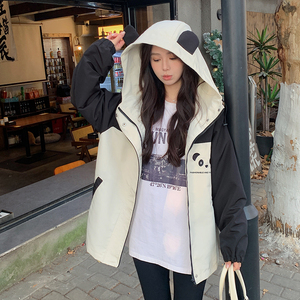新款！春季新款撞色冲锋衣123A-2516-P145-K218图片
