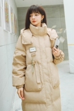 新款22年新款长款过膝衣羽绒服123A-6673-P205-K298，女装棉衣/棉服，浙宝123A