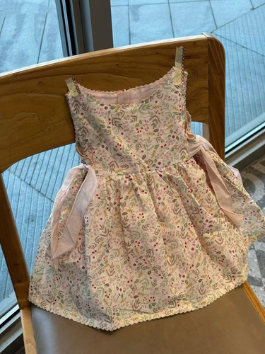 女童夏季碎花连衣裙2026女宝宝棉布裙洋气女孩韩系纯棉无袖背心裙