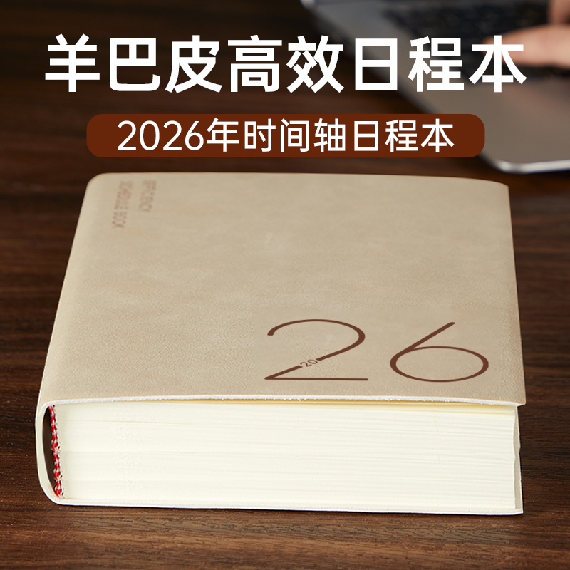 2026年日程本时间轴式可定制