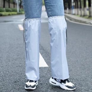 防雨裤腿套加长下半身雨衣护腿套防水裤子防风骑行成人男女裤管套
