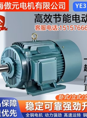 三相异步电机全铜国标11/15/18.5/22/37/45/55KW电机380V