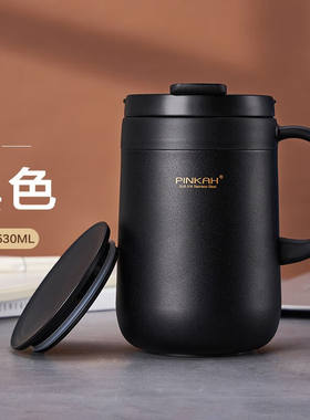 私家良品（cica）办公室保温杯男女士高颜值316L不锈钢泡茶杯带盖