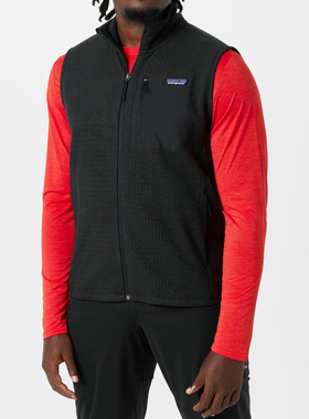 25新款巴塔R1 Air Vest抓绒马甲男士透气保暖背心Patagonia 40285