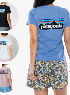巴塔P-6 T恤女环保混纺棉Patagonia Responsibili短袖37567 37715
