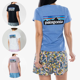 巴塔P-6 T恤女环保混纺棉Patagonia Responsibili短袖37567 37715