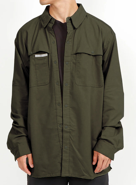 新款钓鱼路亚飞钓速干衬衫长袖衬衣男Patagonia Early Rise 41920