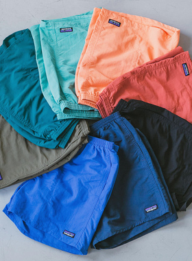 巴塔沙滩短裤Patagonia Baggies男速干潮流乐趣57022 58035 58049