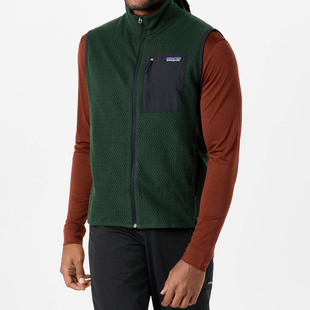 25新款巴塔R1 Air Vest抓绒马甲男士透气保暖背心Patagonia 40285