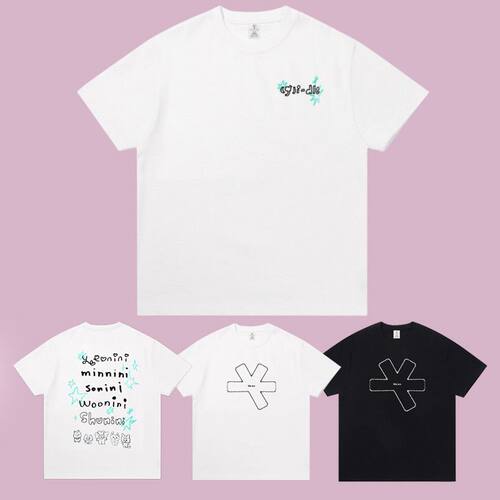gidle打歌服女娃娃I-DOL演唱会周边短袖t恤同款衣服应i-dle应援服