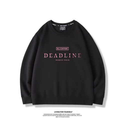 BLACKPINK巡演deadline长袖打底衫朴彩英lisa金智秀jennie应援