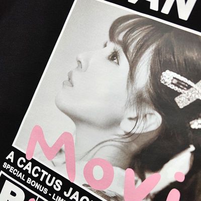 t恤恶搞三上Travis Scott联名Cactus Jack潮牌宽松悠亚短袖T恤