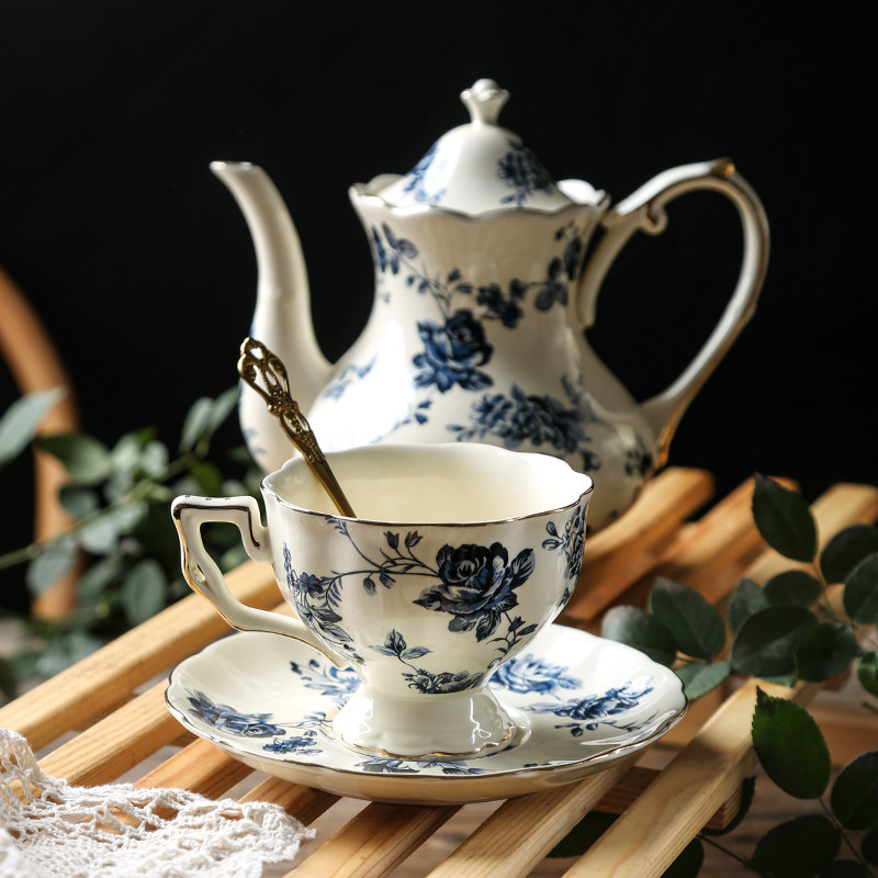 法式下午茶咖啡杯陶瓷茶