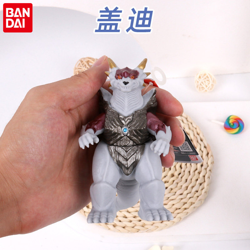 万代正版dx迪迦奥特曼盖迪小狗怪兽软胶手办500系列人偶玩具