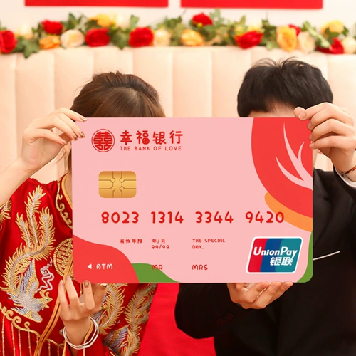 Свадебная игра для реквизита игра, гарантия свадебной банковской карты Super Barge Wedding Voing Card, чтобы сфотографироваться