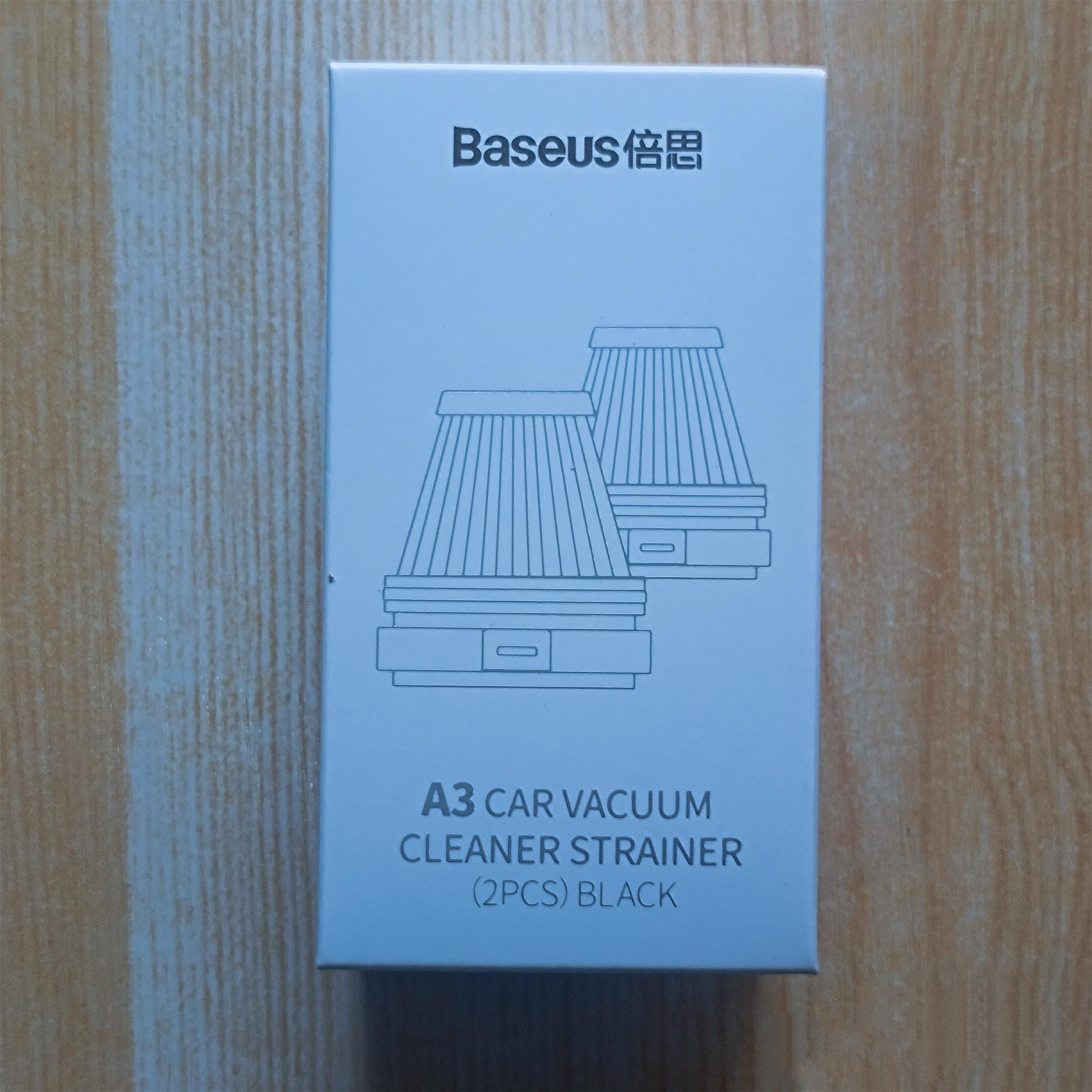 倍思 A3 车载吸尘器滤芯（2个装）黑色不含金属滤网 全新未拆封