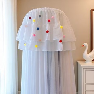 自己动手DRY卡通空调罩防尘罩立式 圆柱形开机不取白纱柜机罩挡灰