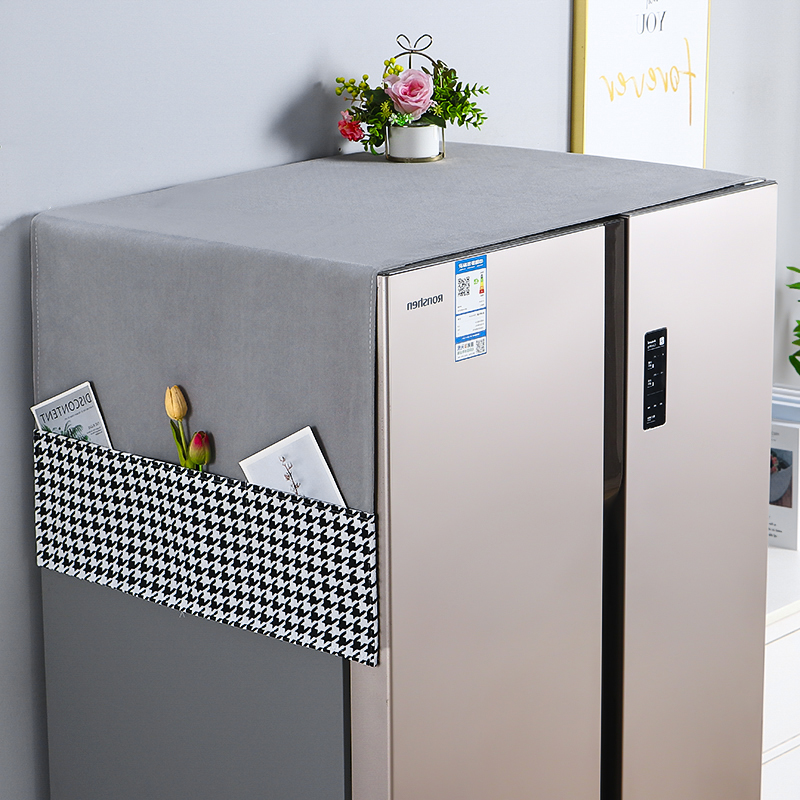 双开门冰箱防尘盖布防滑升级新款