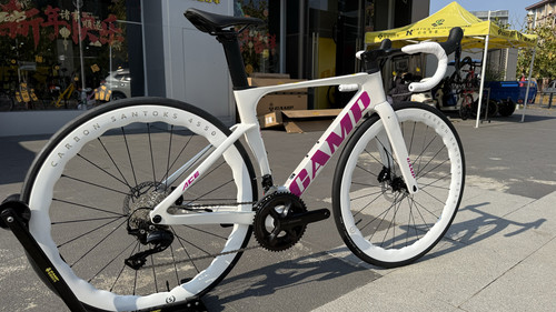 CAMP坎普 25款ACE7000PRO妃子笑公路车碳纤维内走线破风架自行车