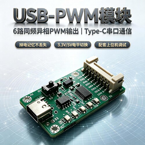 USB串口PWM时钟生成模块