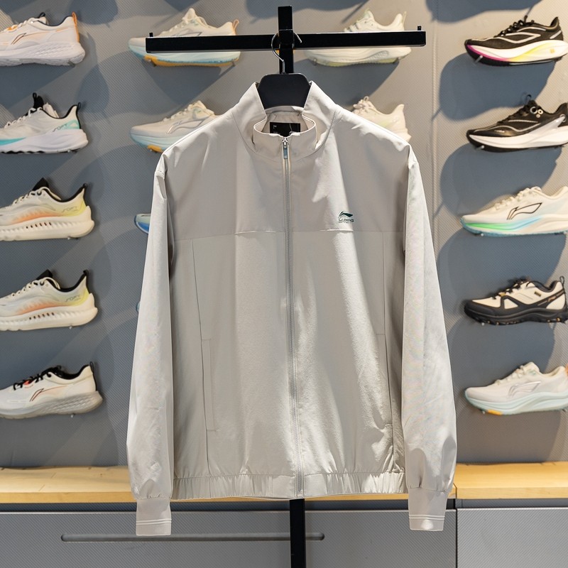 李宁男子运动风衣2026春季新款防风排湿防泼水立领外套AFDW413,运动服/休闲服装,运动风衣,淘宝优惠券,粉丝福利购,淘宝优惠卷