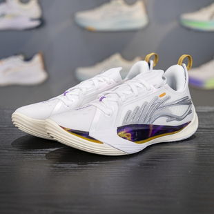 减震透气运动鞋 男童中大童2025秋季 YKBV094 李宁音速13篮球鞋 正品