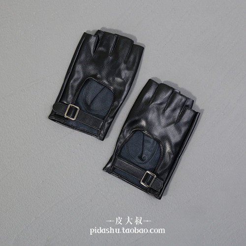 朋克女jk原宿暗蹦迪表演半指手套