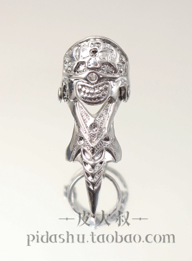 金属感朋克风个性夸张戒指