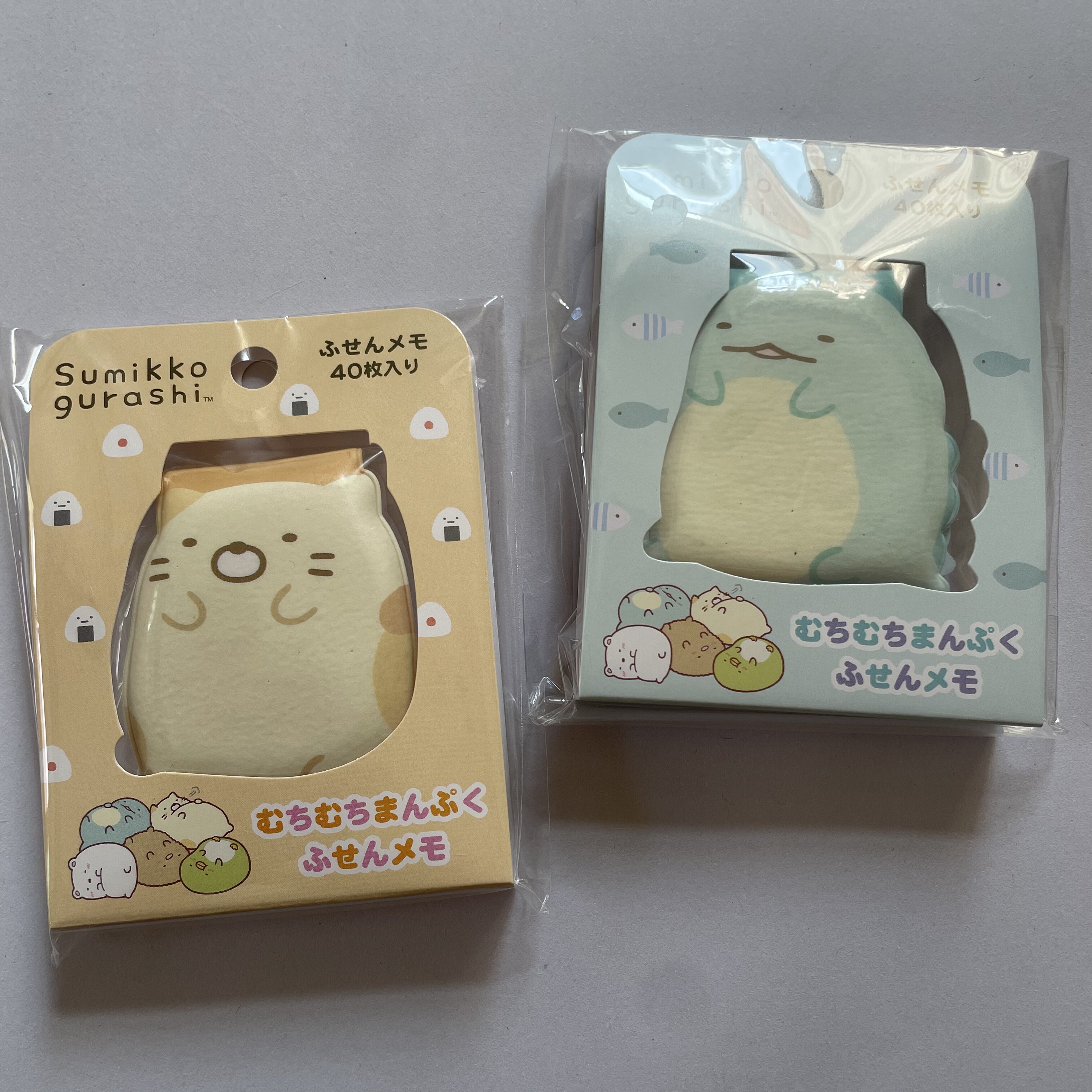 日本正品角落君解压捏捏软软便签本40枚解压迷你豆豆本笔记本付笺