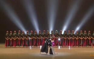 为人民起舞福建民族群舞舞蹈海上民谣闽南头巾姑娘惠安女演出服饰