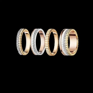 Star Ray罗缎素圈戒指女18K玫瑰金经典宽窄戒叠戴指环2026男女款