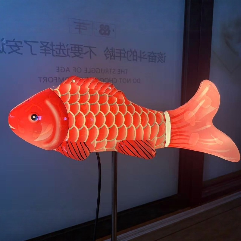 LED锦鲤鱼灯户外亮化景区街道