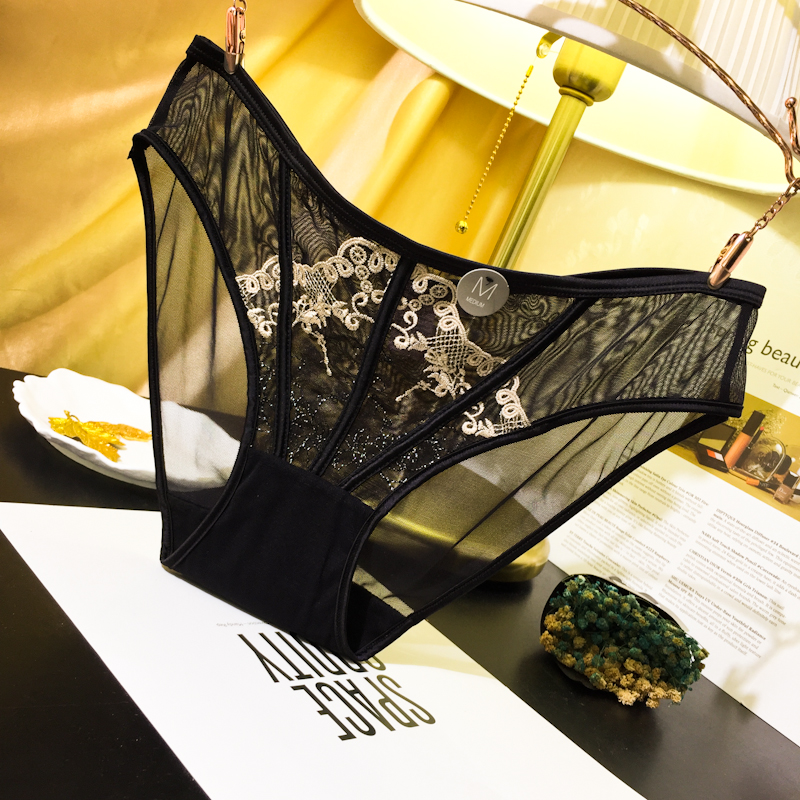 棉裆日系透视迷人性感诱惑内裤