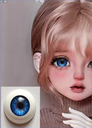 眼珠14mm玻璃眼珠