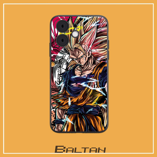 七龙珠手机壳适用于iPhone16小米17三星s26卡卡罗特动漫华为mate80红米k90苹果15promax一加ace6超级赛亚人