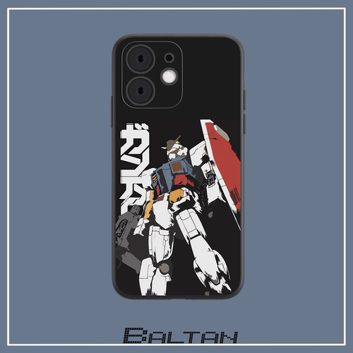 简约风rx78-2高达手机壳适用于iPhone17promax小米17三星s24+华为nova12荣耀90红米K80PRO男生用苹果16plus - 封面