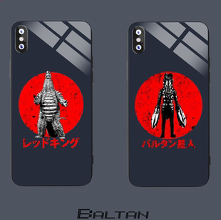 动漫创意特摄怪兽手机壳适用于苹果13promax小米12x全包iphone17air三星s24华为pura80防摔OPPOReno10一加ace