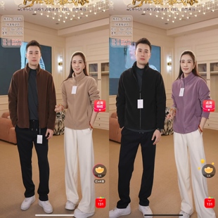 澳粒绒加厚外套028 情侣新款 大粒儿姐姐