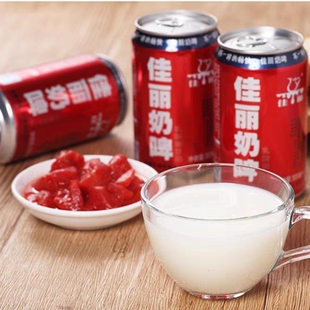 天润佳丽奶啤300ml*12罐整箱包邮新疆含乳饮料烧烤露营聚餐乳酸水