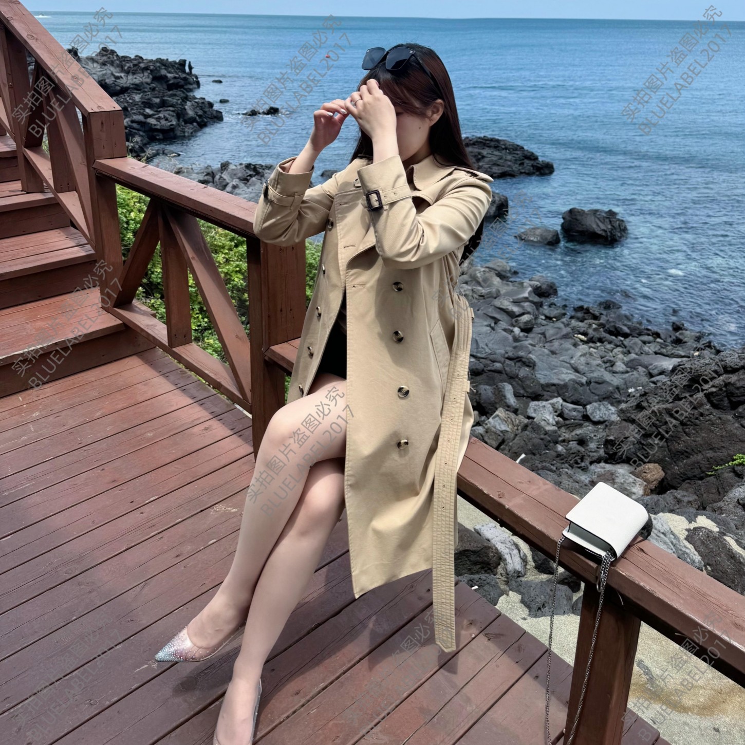 经典永续肯辛顿版型风衣女中长款双排扣防水面料显瘦职场战壕风衣