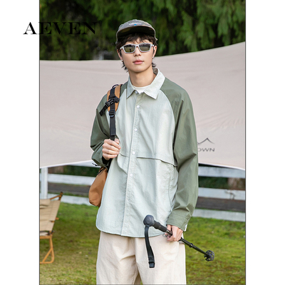 新款夏秋防晒衣休闲衬衫户外运动