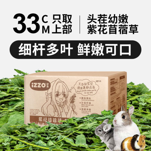 IZZO紫花苜蓿草龙猫荷兰猪粮食