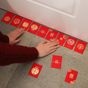 小红包结婚专用堵门接亲用的迷你婚礼抛洒小号喜包回礼利是封抢亲