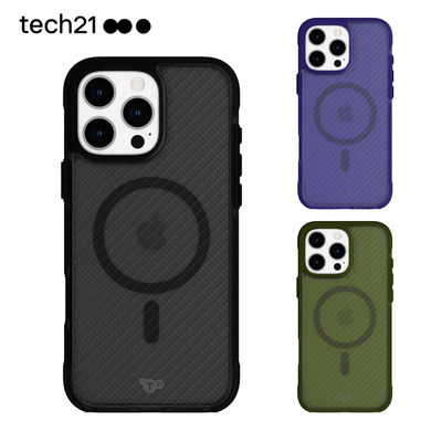tech21手机壳适用于苹果iPhone16promax黑色16Pro防摔4.9米软壳磨砂TPU磁吸MagSafe保护套黑色绿色粉色
