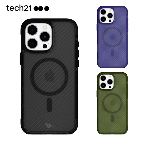 tech21手机壳适用于苹果iPhone16promax黑色16Pro防摔4.9米软壳磨砂TPU磁吸MagSafe保护套黑色绿色粉色
