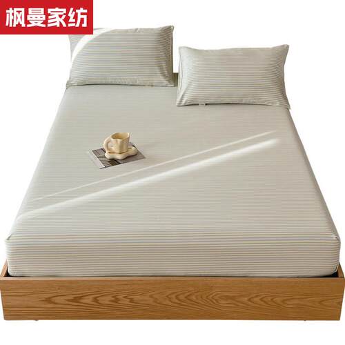 a类老粗布床笠纯棉春夏新