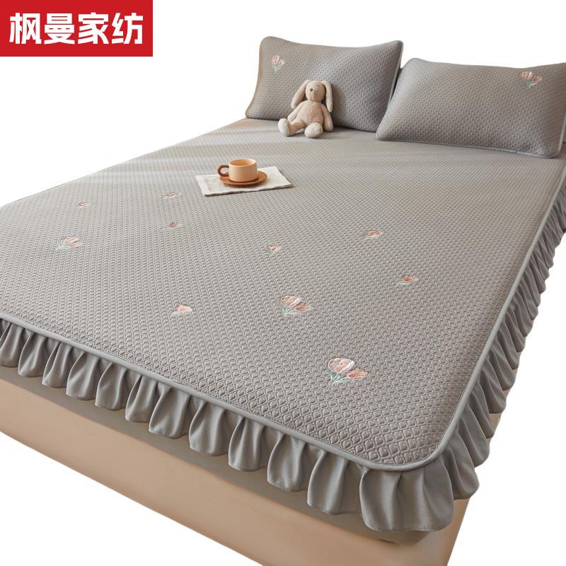 夏季凉感冰丝床笠冰席夏